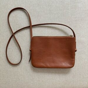 Madewell The Knotted Leather Crossbody Bag